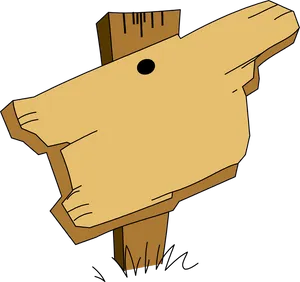 Wooden Dog Silhouette