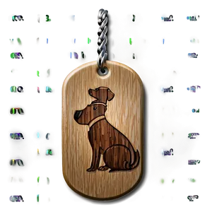 Wooden Dog Tag PNG 74 PNG