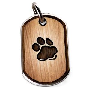 Wooden Dog Tag PNG 75 PNG