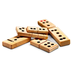 Wooden Dominoes Collection PNG 06122024 PNG