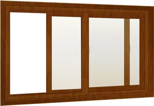 Wooden Double Pane Window