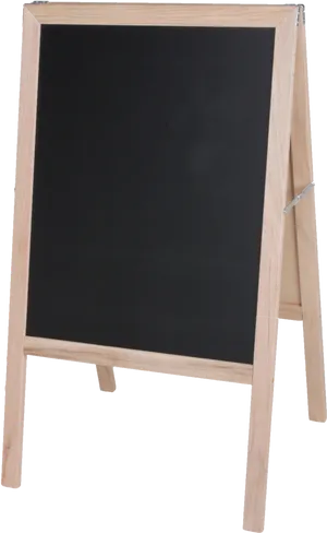 Wooden Easel Blackboard Standing PNG