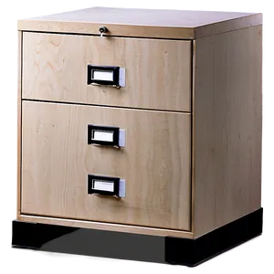 Wooden Filing Cabinet Png 06272024 PNG image