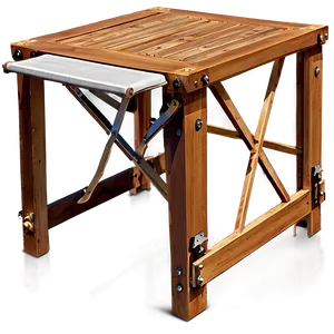 Wooden Folding Outdoor Table PNG 34 PNG