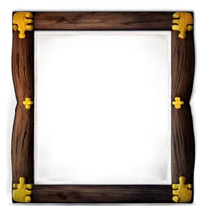 Wooden Frame Border Png 06262024 PNG image