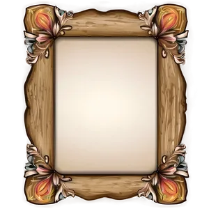 Wooden Frame Border Png 14 PNG image