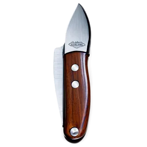 Wooden Handle Pocket Knife Png Fmj51 PNG image