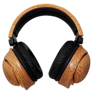 Wooden Headphones Eco-friendly Png Oqu10 PNG image