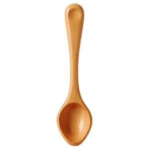Wooden Honey Spoon PNG 06132024