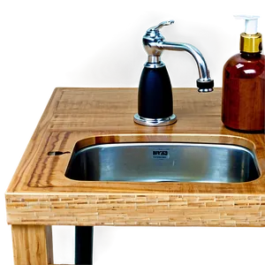 Wooden Kitchen Sink PNG Ugm92 PNG
