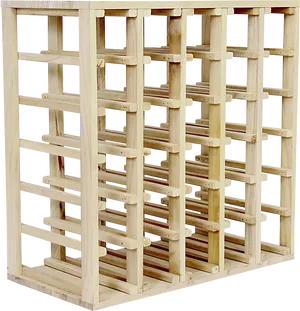 Wooden Lattice Structure PNG image