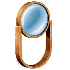 Wooden Magnifying Glass Png Akw51 PNG image