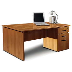 Wooden Office Desk Png Xsl PNG image