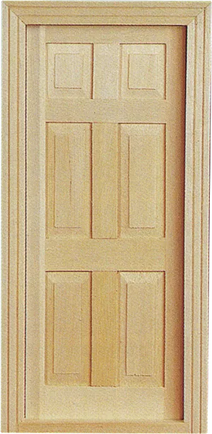 Wooden Panel Interior Door.jpg PNG image