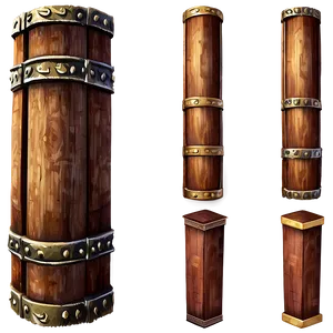 Wooden Pillar Png Ioq84 PNG image