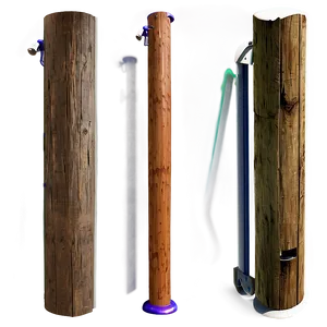 Wooden Pole A PNG image