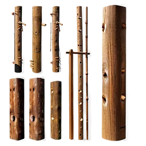 Wooden Pole Design Png 33 PNG image