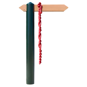 Wooden Post For Hanging Signs PNG Bge
