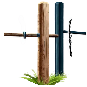 Wooden Post For Railings Png 06272024 PNG image