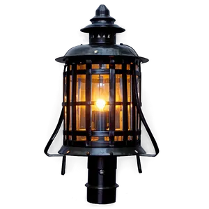 Wooden Post With Lantern Png 91 PNG image