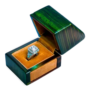 Wooden Ring Box Png 06282024 PNG image