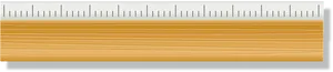 Wooden Ruler Graphic PNG image