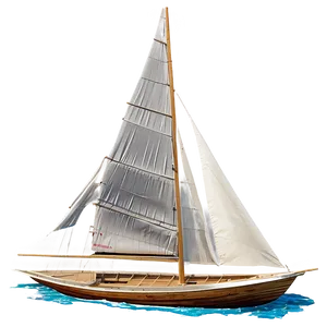 Wooden Sailboat On Shore PNG 19 PNG