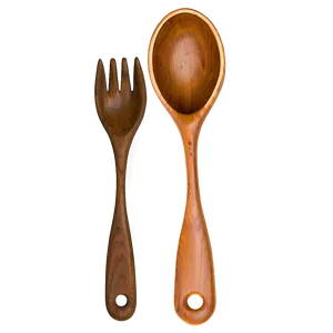 Wooden Salad Spoon PNG Out
