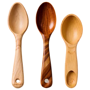 Wooden Scoop Spoon PNG 54