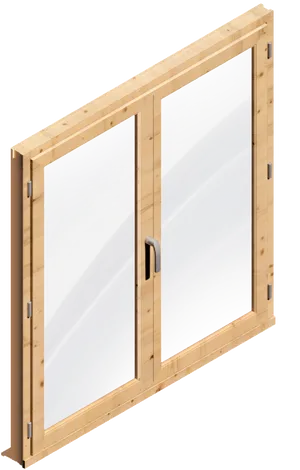 Wooden Sliding Door Frame PNG image
