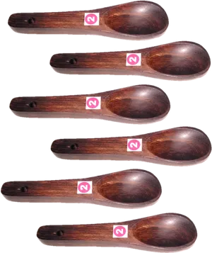 Wooden Spoons Collection PNG image