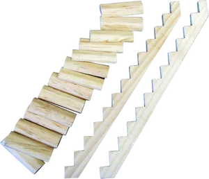 Wooden Staircase Components PNG image