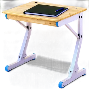 Wooden Student Desk Png 06212024 PNG image