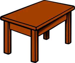 Wooden Table Clipart PNG image