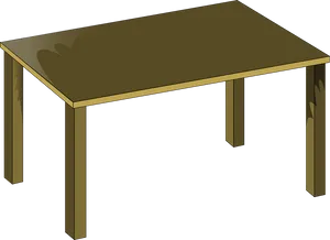 Wooden Table Clipart PNG image