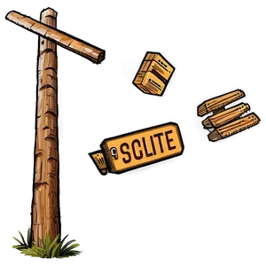 Wooden Telecommunication Pole Png 76 PNG image