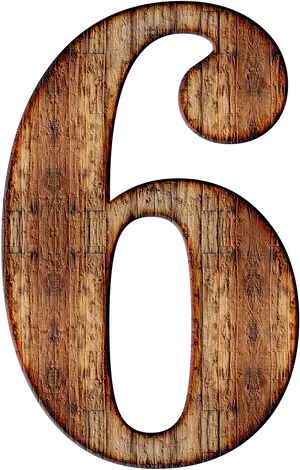 Wooden Texture Number6 PNG image