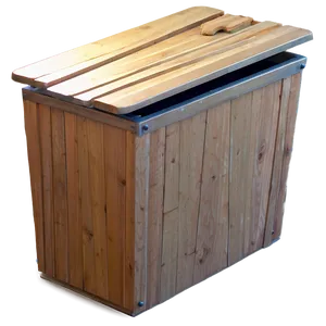 Wooden Trash Bin Draft PNG Wqy PNG