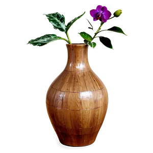 Wooden Vase PNG Toq PNG