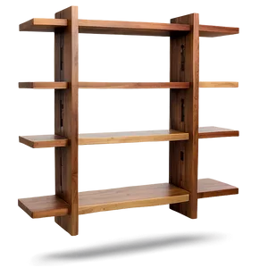 Wooden Wall Shelf Png 06282024 PNG image