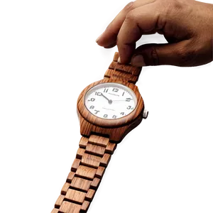 Wooden Watch Hands PNG 37