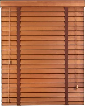 Wooden Window Blinds Closed PNG