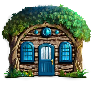 Woodland Fantasy Home PNG 06272024 PNG
