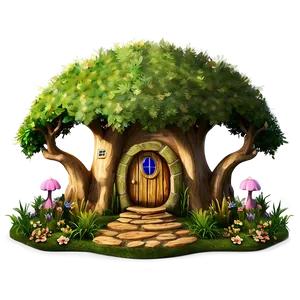 Woodland Fantasy Home PNG Sht PNG