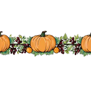 Woodland Thanksgiving Border PNG Tng53 PNG