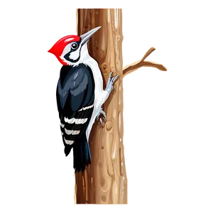 Woodpecker Bird Tree PNG Nyo91