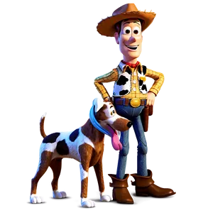 Woody And Slinky Dog PNG Duf