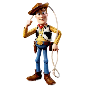 Woody Holding Rope PNG 05232024