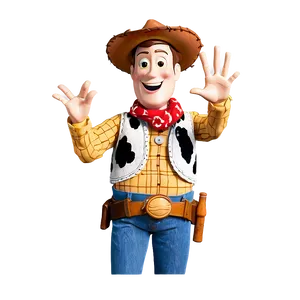 Woody Waving Hand PNG 05232024