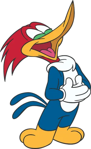 Woody Woodpecker Cartoon Character PNG image